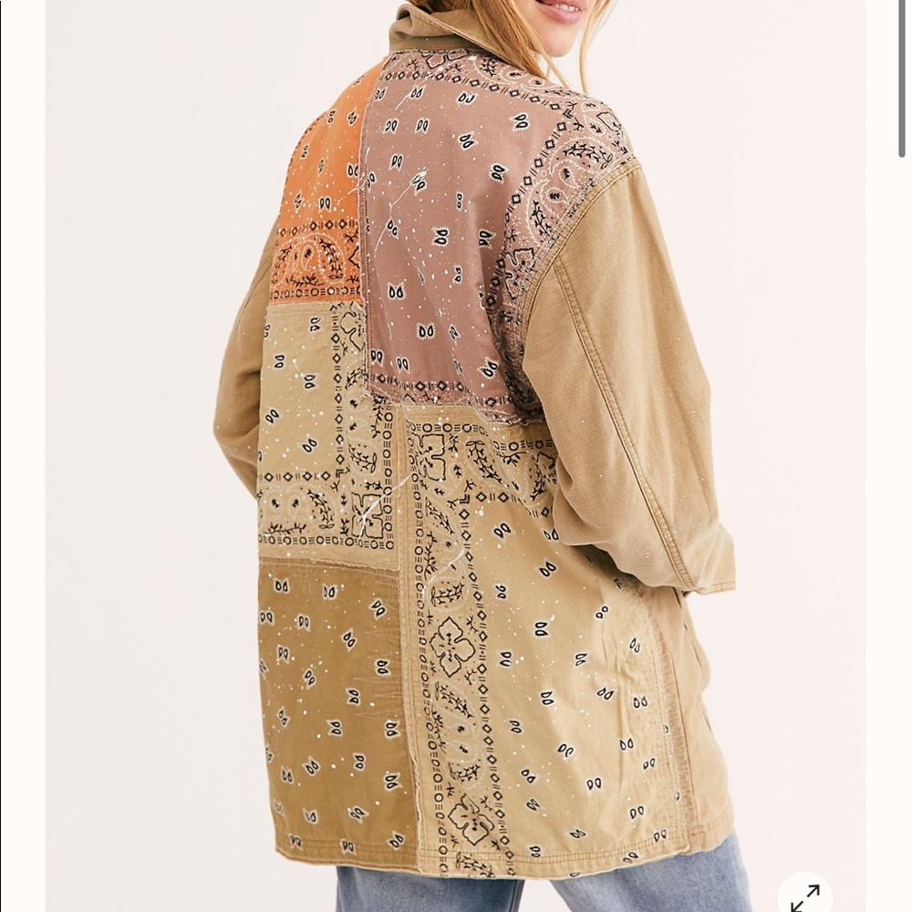 free people Swept Up Shirt Jacket NWT
